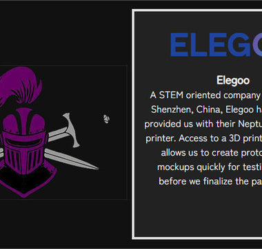 ELEGOO Established Sponsorship with Knights Robotics to help create prototypes and mockups