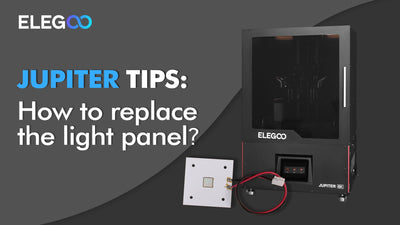 ELEGOO JUPITER: How to replace the light panel?