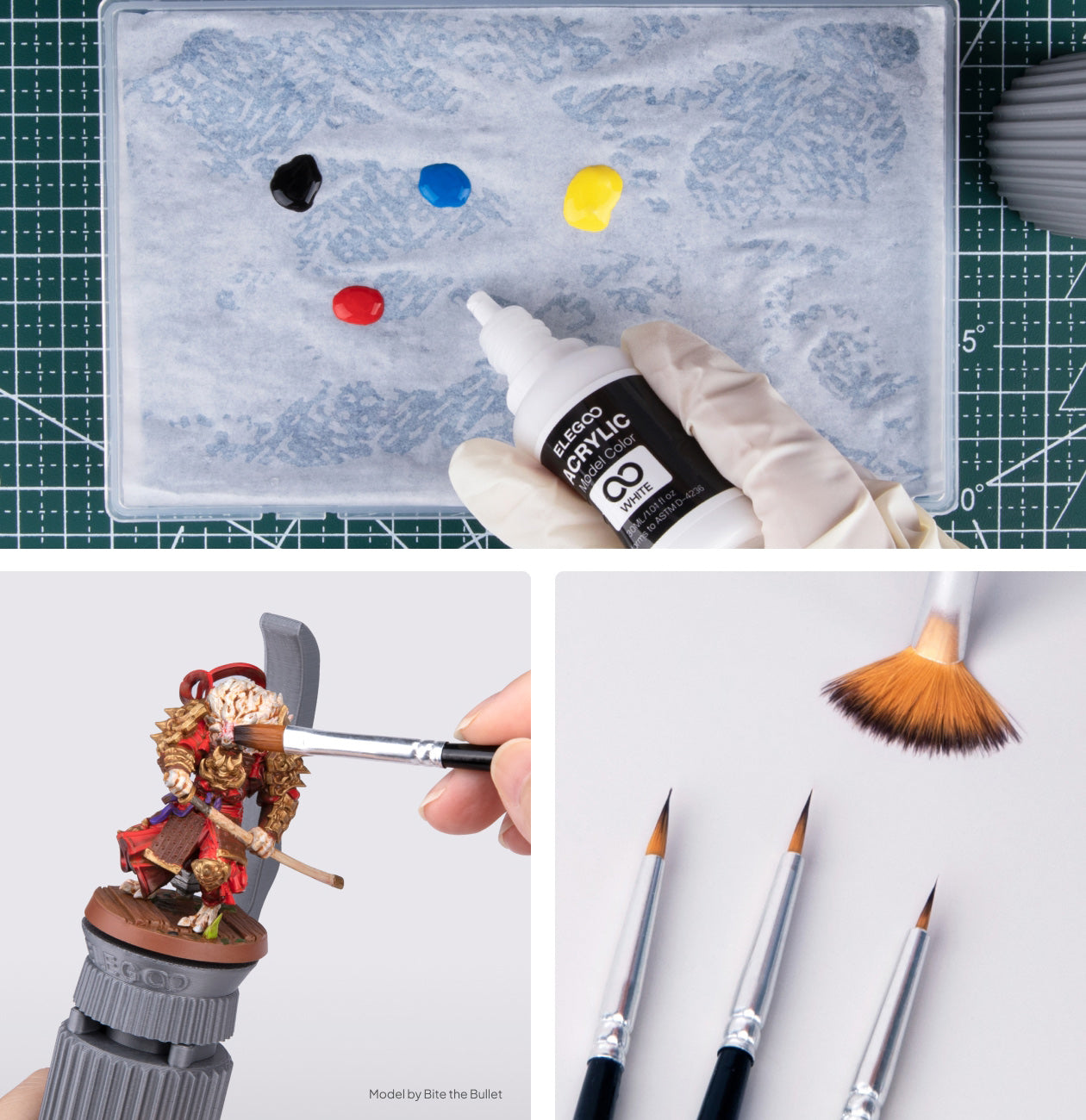 Pintura de modelos com ELEGOO 3D Paint Kit