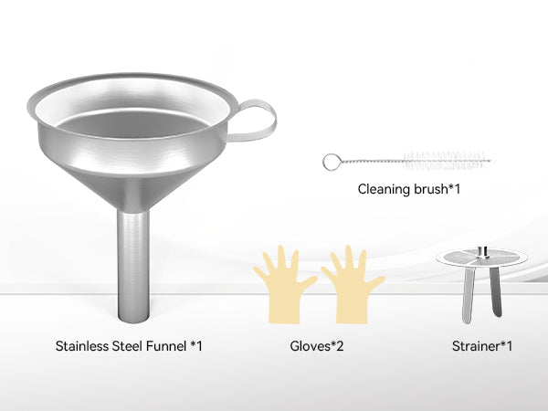 ELEGOO 3D Stainless Steel Funnel Package