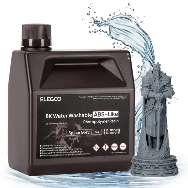8K Water-Washable ABS-Like Resin