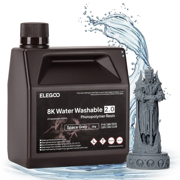 8K Water-Washable Resin V2.0