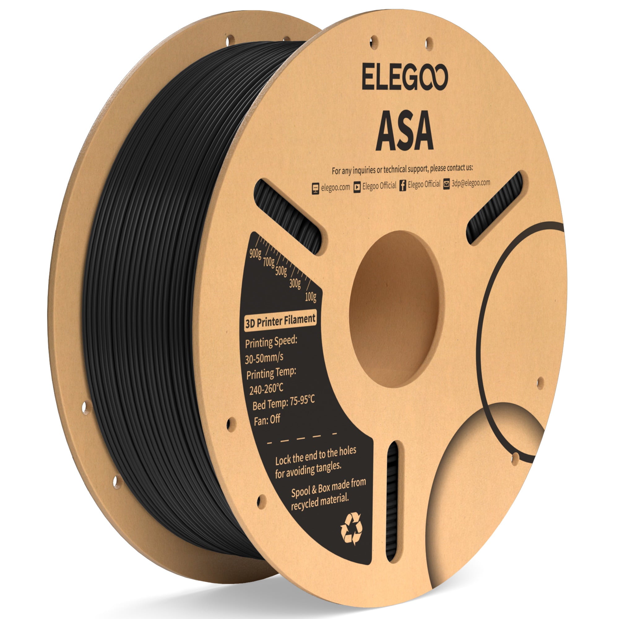 ELEGOO ASA Filament 1.75mm Colored 1KG – ELEGOO EU