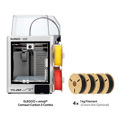 ELEGOO × emoji® Centauri Carbon 2 Combo + 4 kg PLA (RFID) emoji® Brand Edition