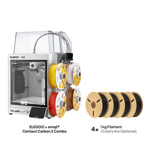 ELEGOO × emoji® Centauri Carbon 2 Combo + 4 kg PLA (RFID) emoji® Brand Edition