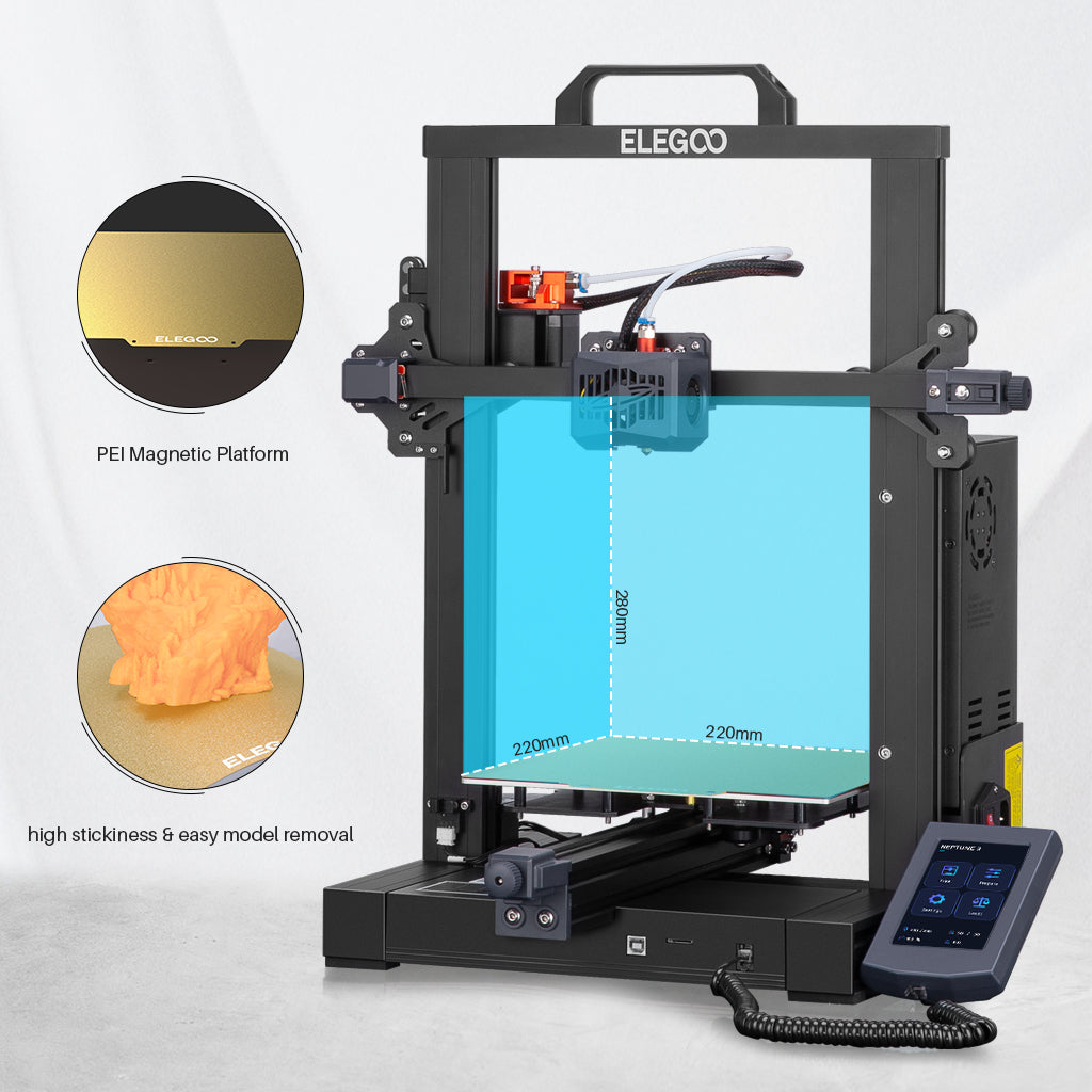 ELEGOO Neptune 3 FDM 3D Printer ELEGOO EU Elegoo neptune 3 fdm 3d printer elegoo eu
