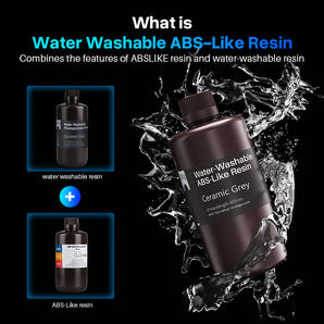 Resina tipo ABS lavable con agua 8K