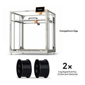 OrangeStorm Giga + 2 × 5 kg Rapid PLA Plus