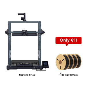 Neptune 4 Max: Ottieni filamento da 4 kg a solo 1 €