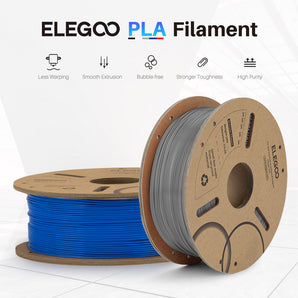 Filament PLA 1,75 mm 4 couleurs 10 kg