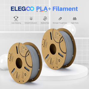 PLA + filament 1,75 mm gris 10 kg