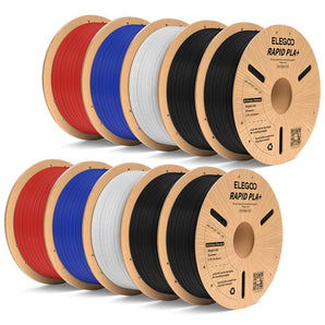 Filament PLA plus rapide 1,75 mm 4 couleurs 10 kg