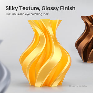 Silk PLA Filament 1.75mm Colored 1KG