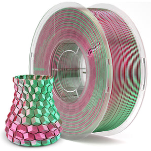 Silk PLA Filament 1.75mm Colored 1KG