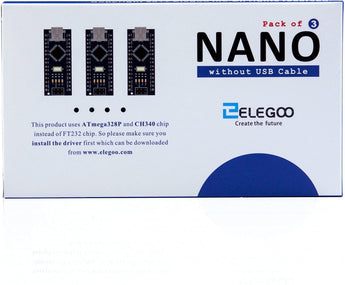 ELEGOO Nano V3.0 Compatible With Arduino IDE (x3) Arduino STEM Kits elegoo-shop 