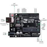 ELEGOO UNO R3 Board with USB Cable Compatible with Arduino IDE Arduino STEM Kits elegoo-shop 