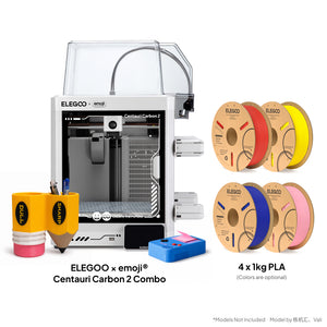 ELEGOO ×emoji® Centauri Carbon 2 Combo: Paquete de papelería de escritorio personalizado