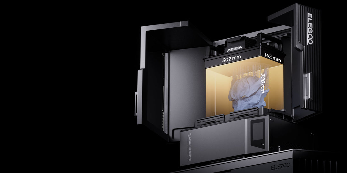 ELEGOO Jupiter 2 16K büyük format SLA MSLA reçine 3D yazıcı baskı hacmi