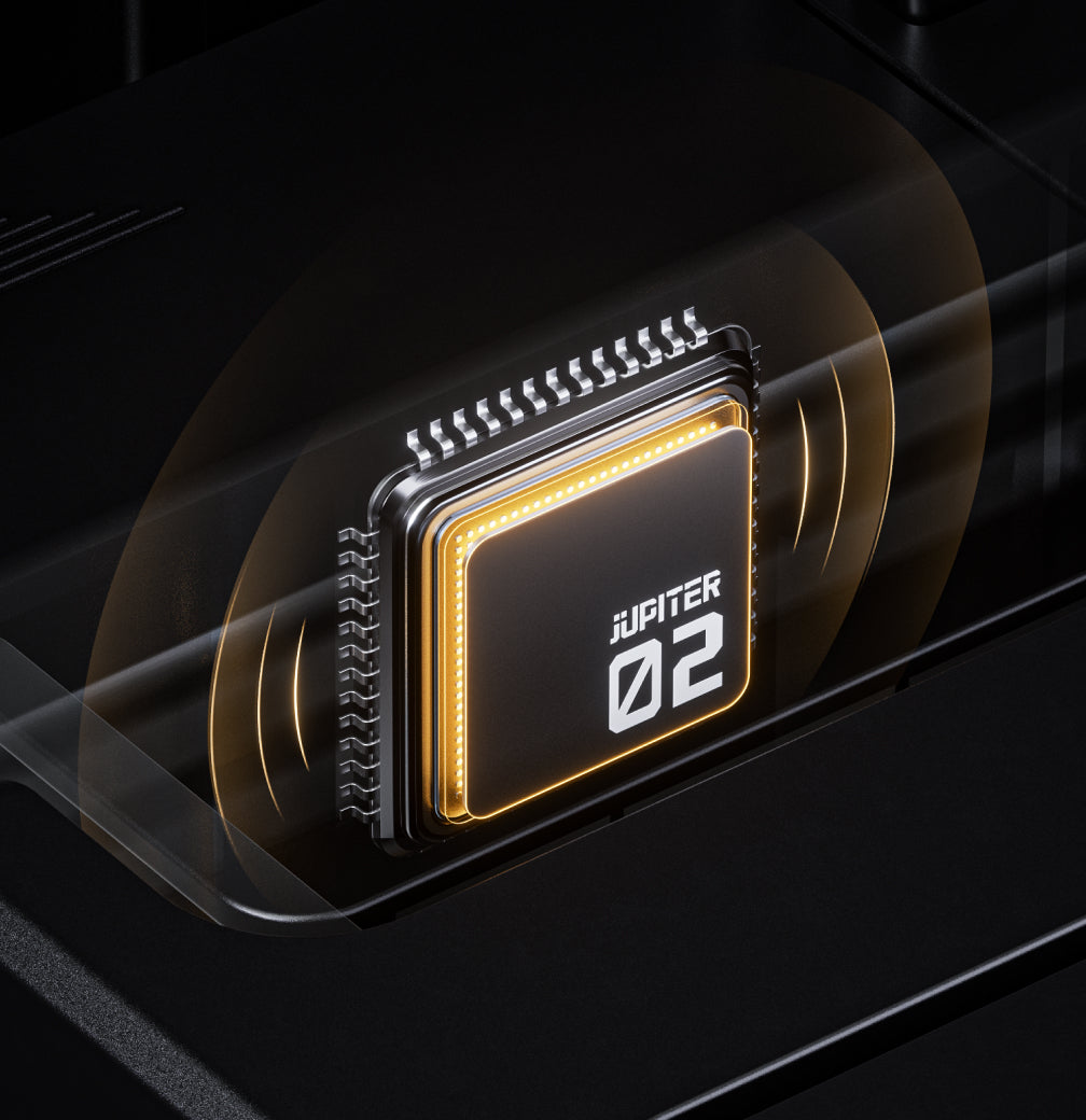 ELEGOO Jupiter 2 smart mechanical sensor LCD protection and residue detection