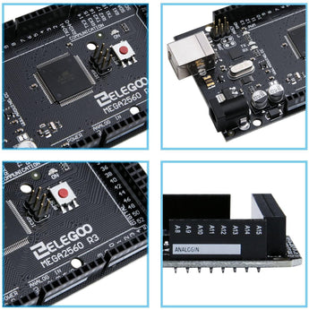 ELEGOO MEGA 2560 R3 Board with USB Cable Compatible with Arduino IDE Arduino STEM Kits elegoo-shop 