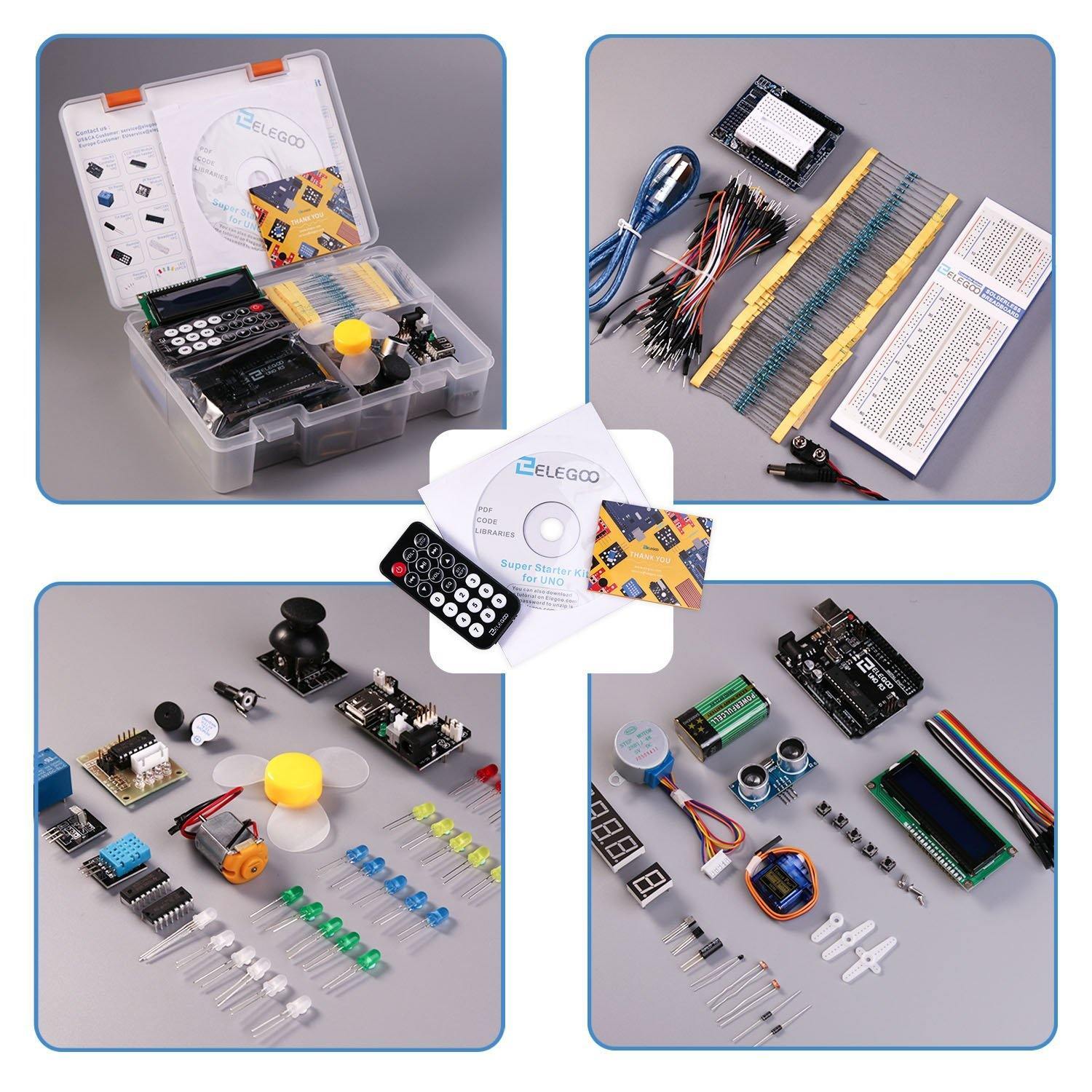 Super Starter Kit Uno R3 Project UNO R3 Super Starter Kit – ELEGOO EU